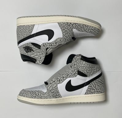 Nike Air Jordan 1 High OG "White Cement/Safari"