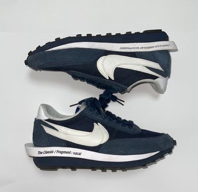 Fragment × sacai × Nike LD Waffle "Blackended Blue"