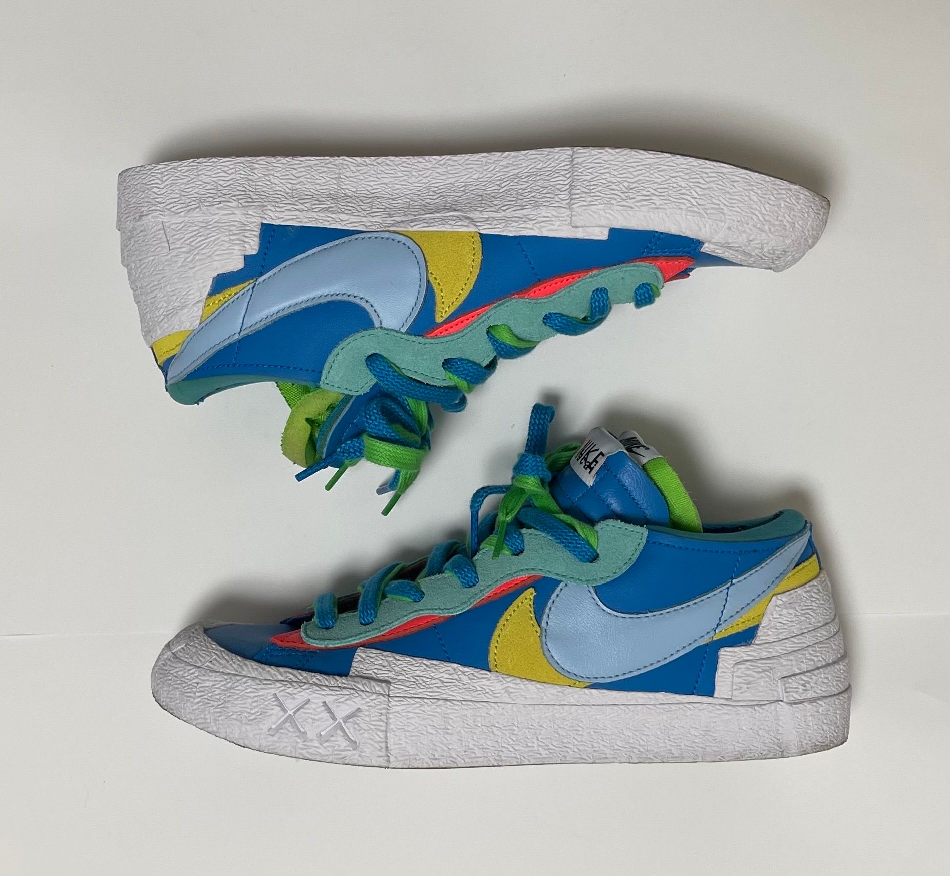 KAWS × sacai × Nike Blazer Low "Neptune Blue"