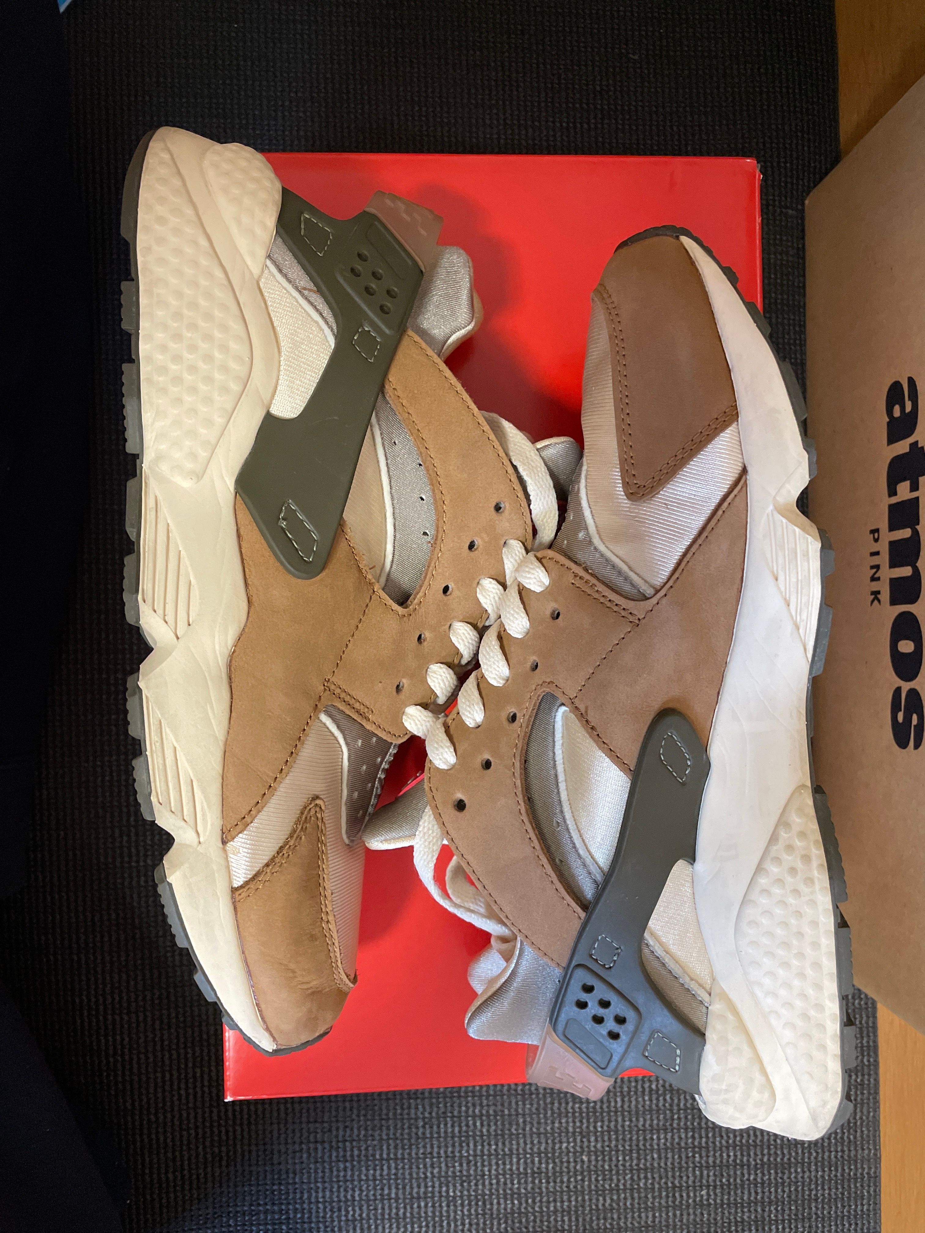 Stussy × Nike Air Huarache "Desert Oak"