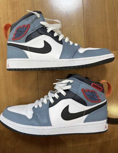 FACETASM × Nike Air Jordan 1 Mid "White/Navy"