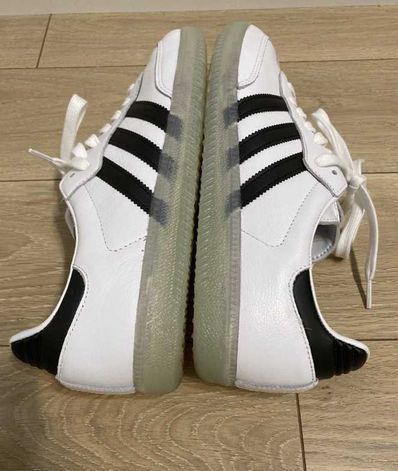 Jason Dill × adidas Skateboarding Samba "White/Core Black & Gold"