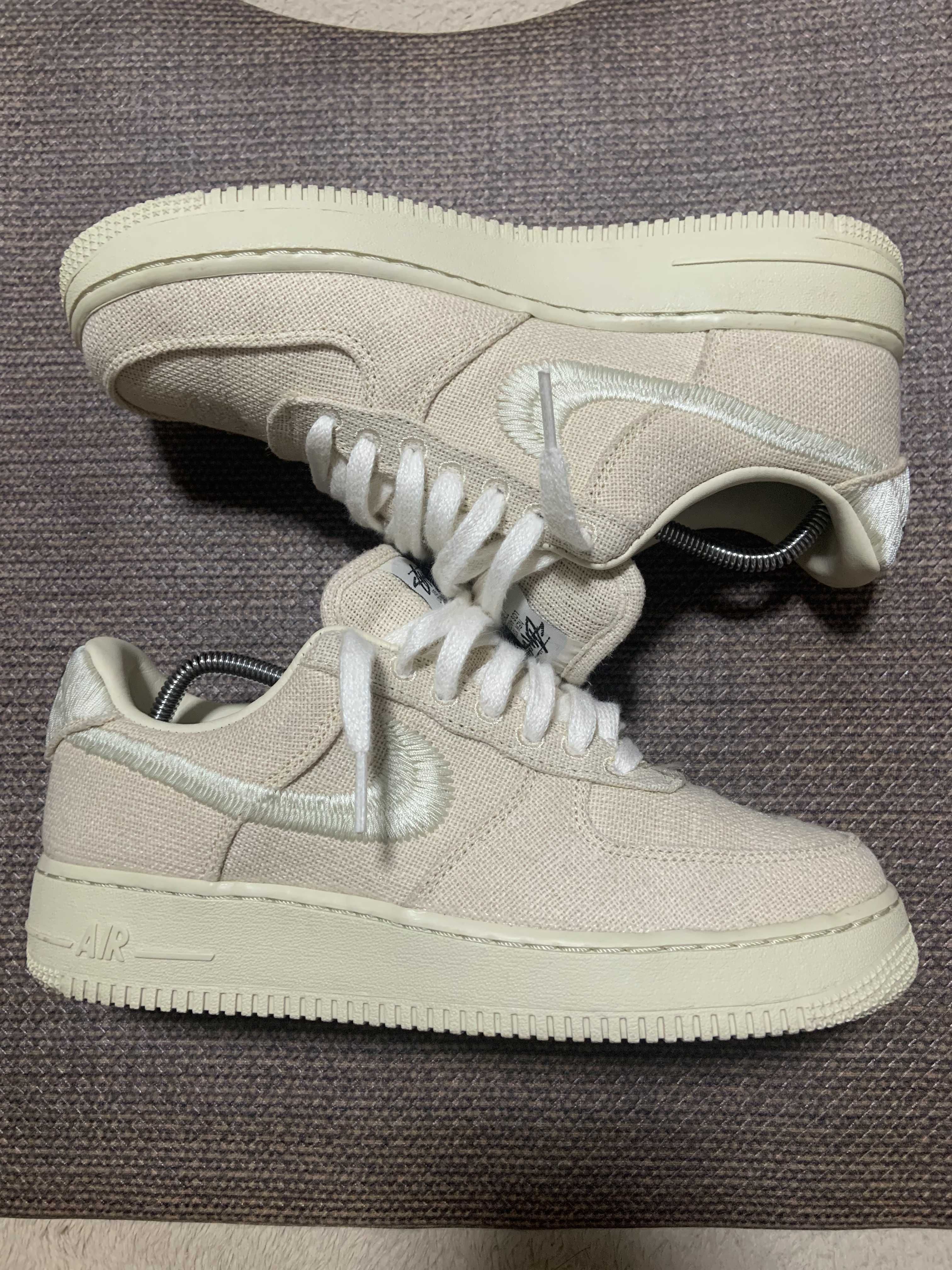 Stussy × Nike Air Force 1 Low "Fossil Stone"