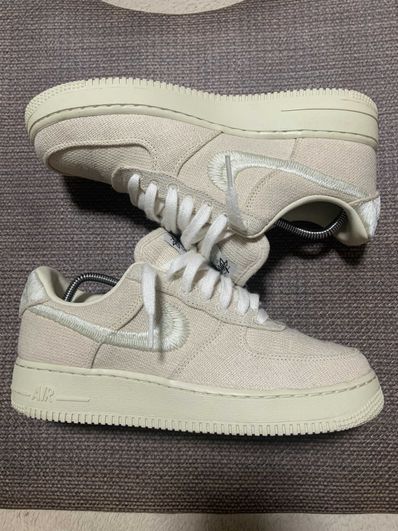 Stussy × Nike Air Force 1 Low "Fossil Stone"