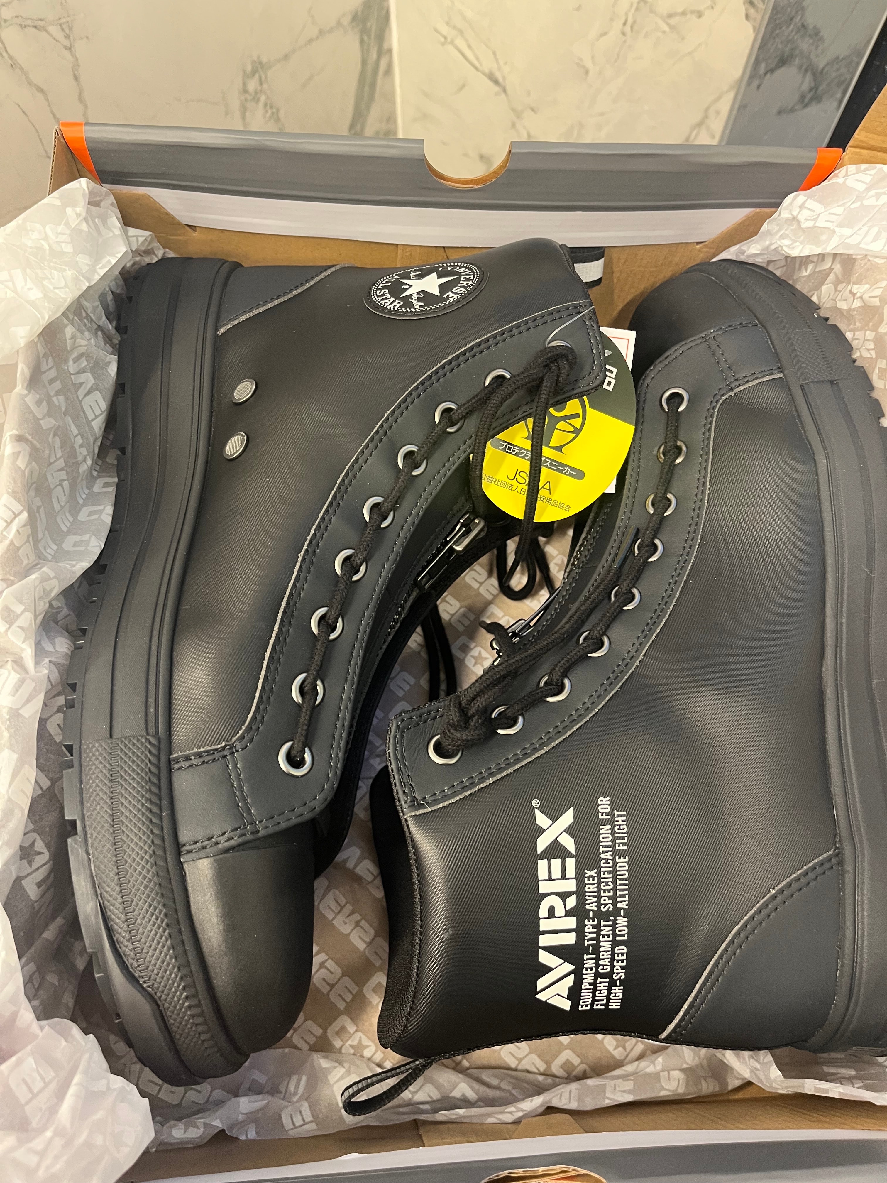 AVIREX × Converse All Star PS 2 Centerzip Hi "Black"