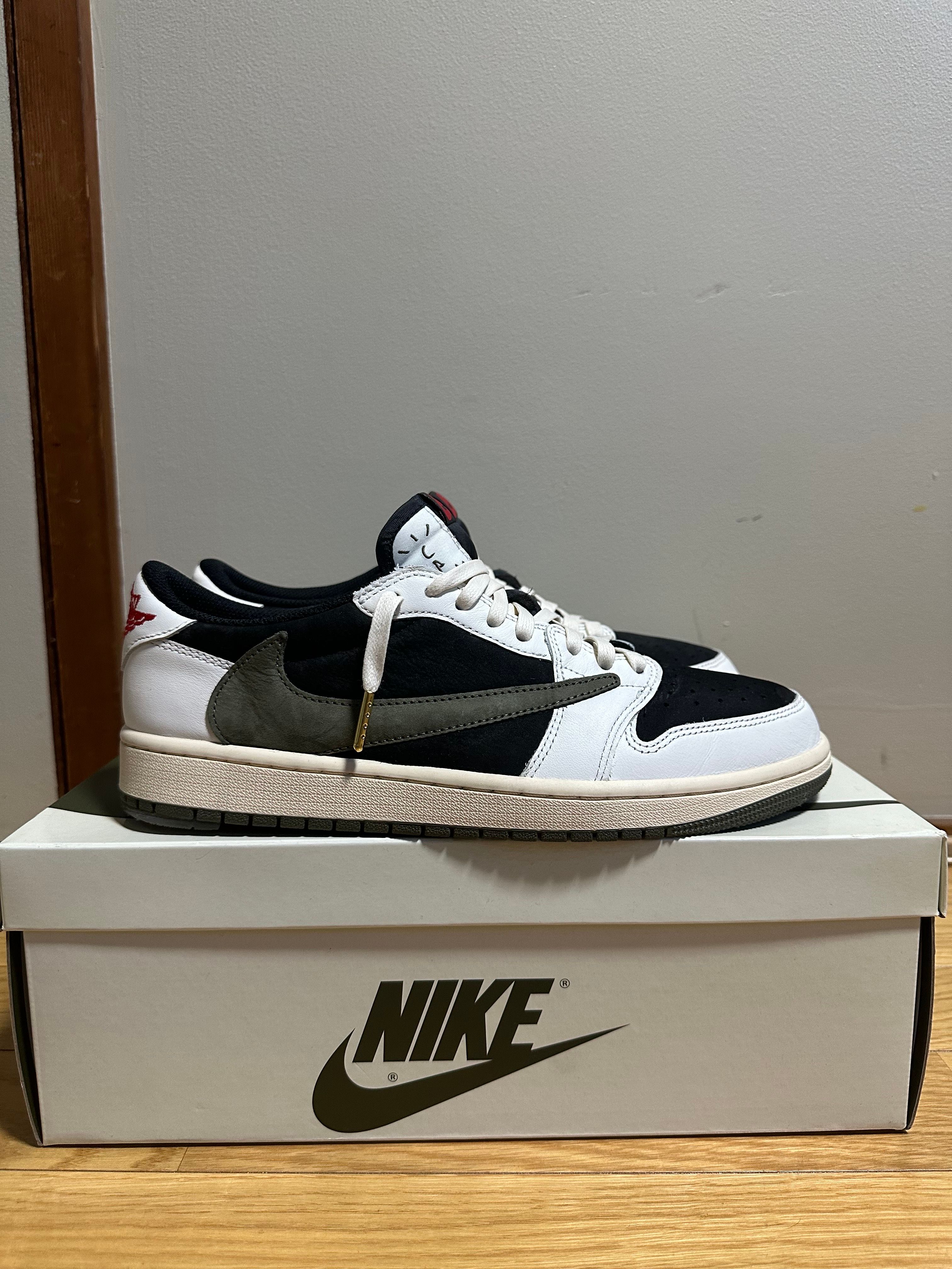 Travis Scott × Nike Women's Air Jordan 1 Low OG "Medium Olive"