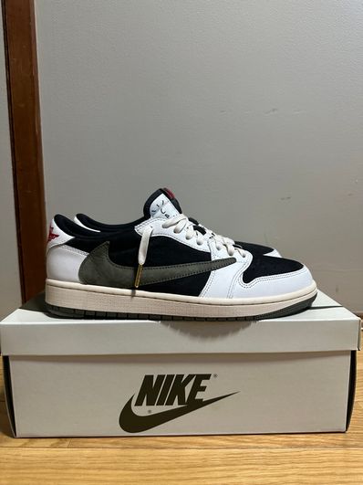 Travis Scott × Nike Women's Air Jordan 1 Low OG "Medium Olive"
