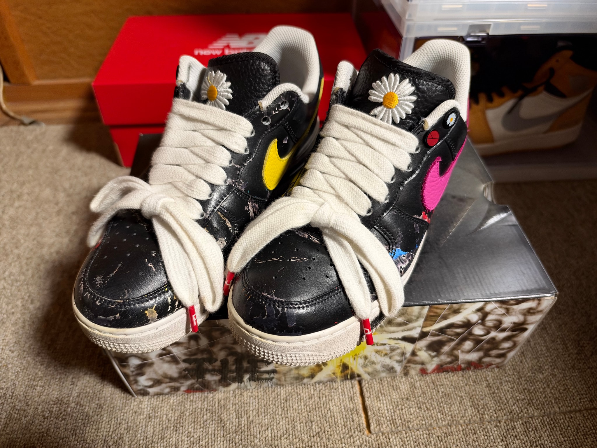 PEACEMINUSONE × Nike Air Force 1 Low '07 Para-Noise 3.0 "Black and Multi-Color" / G-DRAGON