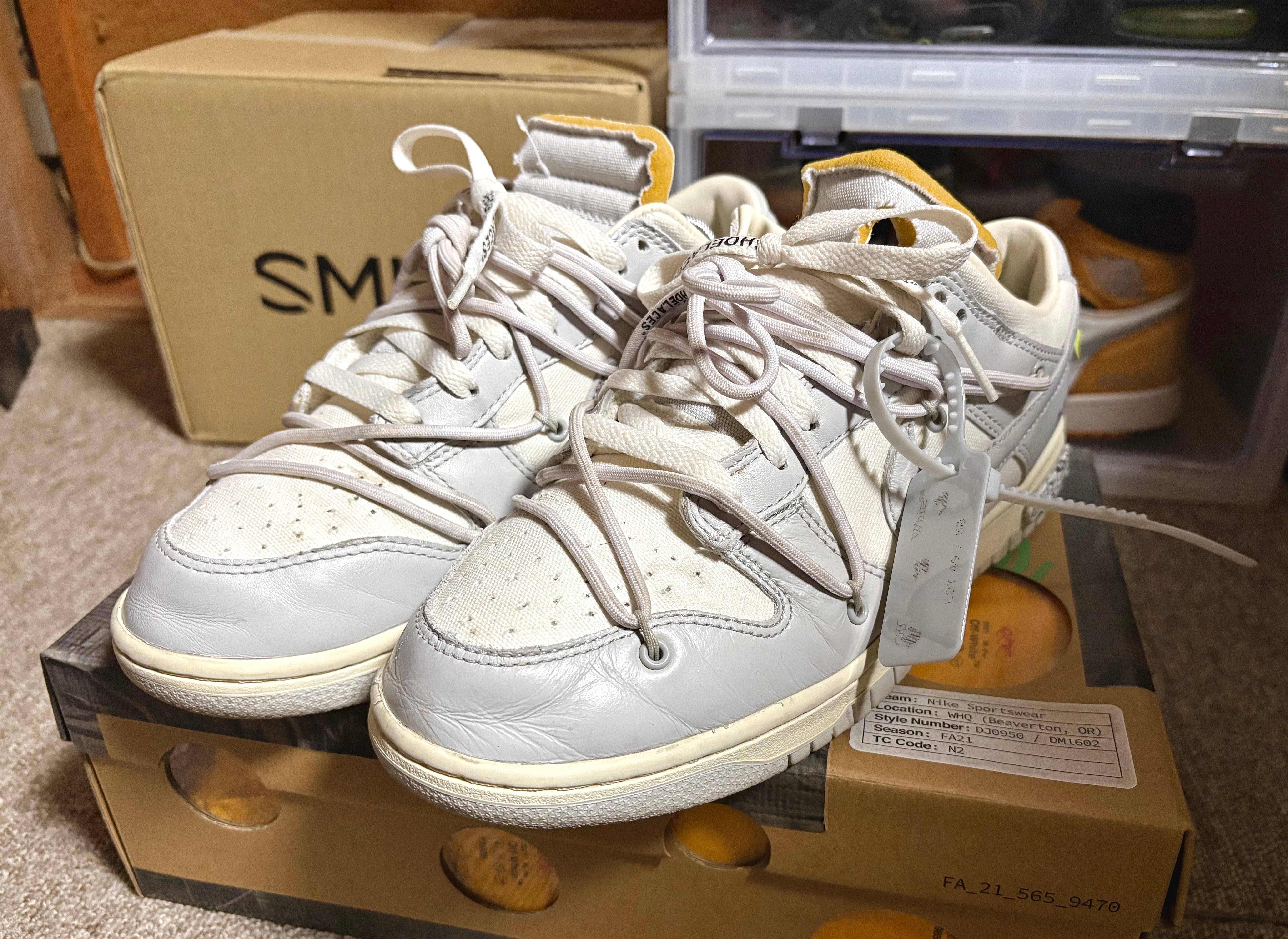 Off-White × Nike Dunk Low 1 of 50 "Lot.49"