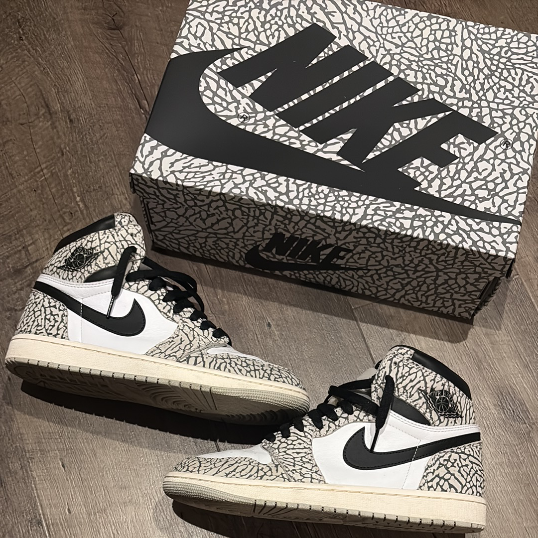 ナイキ エアジョーダン1 ハイ OG \"ホワイトセメント/サファリ\" 28㎝ 3/1発売｜Nike Air Jordan 1 High OG 