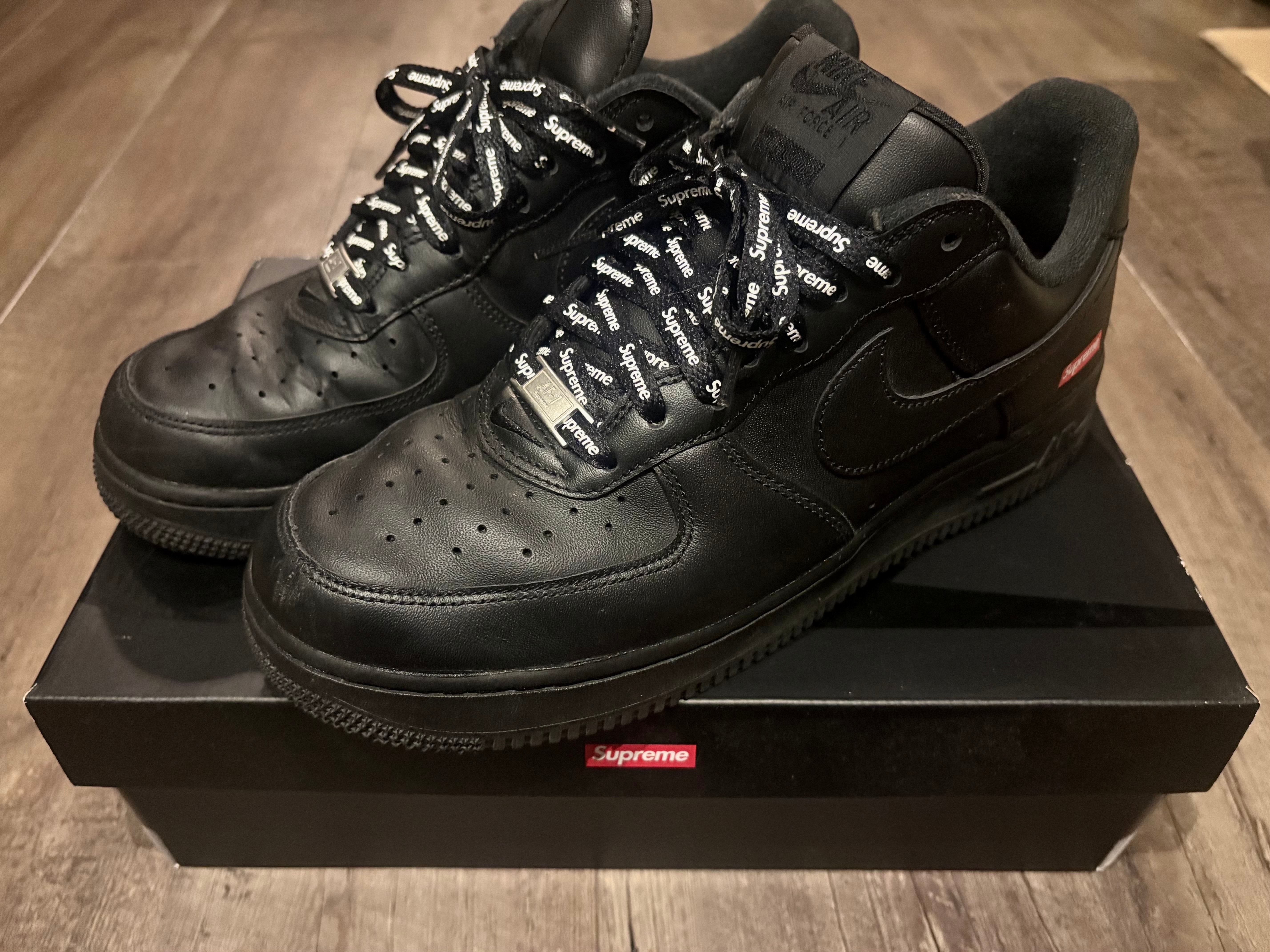 Supreme × Nike Air Force 1 Low "Black"
