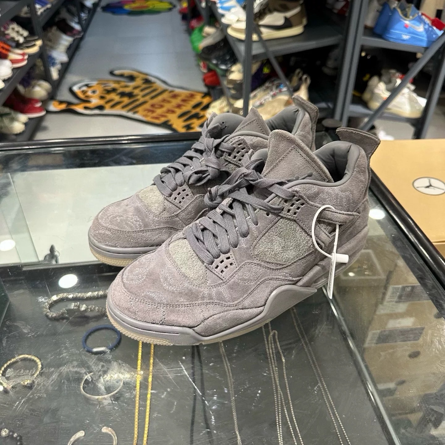 KAWS × Nike Air Jordan 4 Retro "Grey"