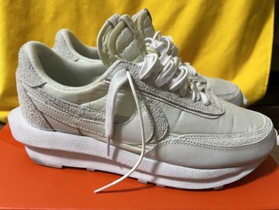sacai × Nike LDV Waffle "Triple White"