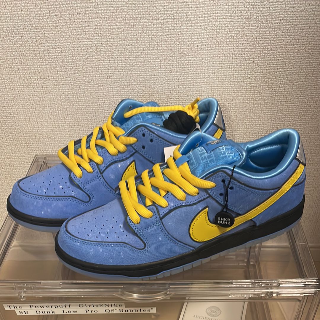 中古　NIKE SB DUNK パワーパフガールズ　ブロッサム The Powerpuff Girls × Nike SB Dunk Low Pro QS 