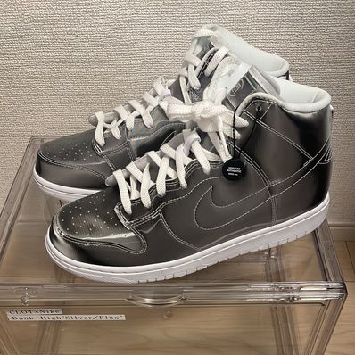 CLOT × Nike Dunk High "Silver/Flux"