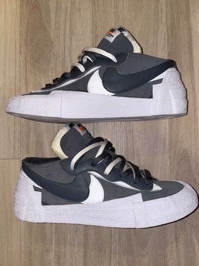 Sacai × Nike Blazer Low "Iron Grey"