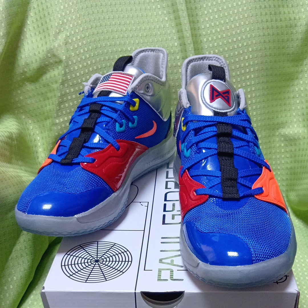 ナサ × ナイキ ポールジョージ3 "ナサブルー"