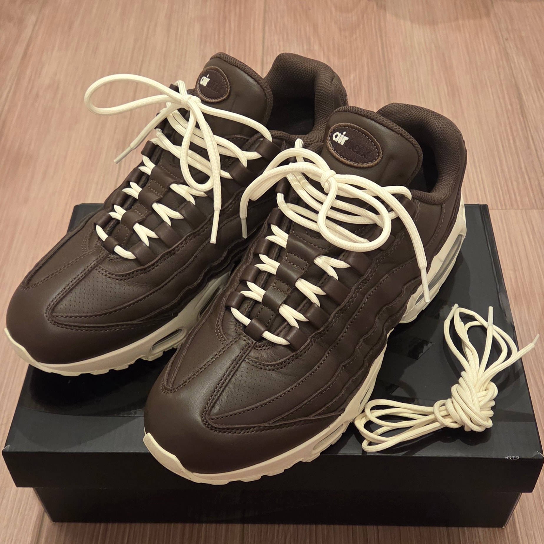 Nike Air Max 95 Big Bubble Leather "Baroque Brown/Black"