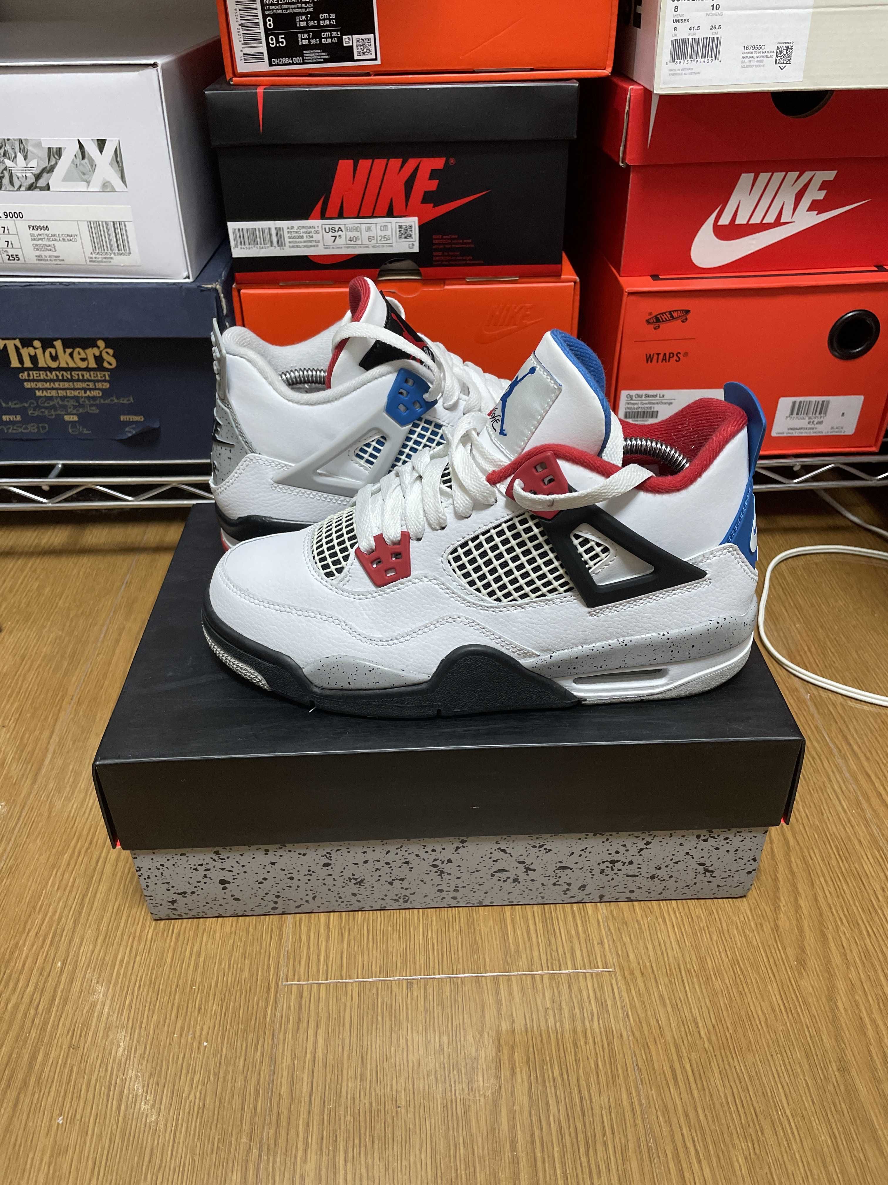 NIKE AIR JORDAN 4 GS WHAT THE 4 