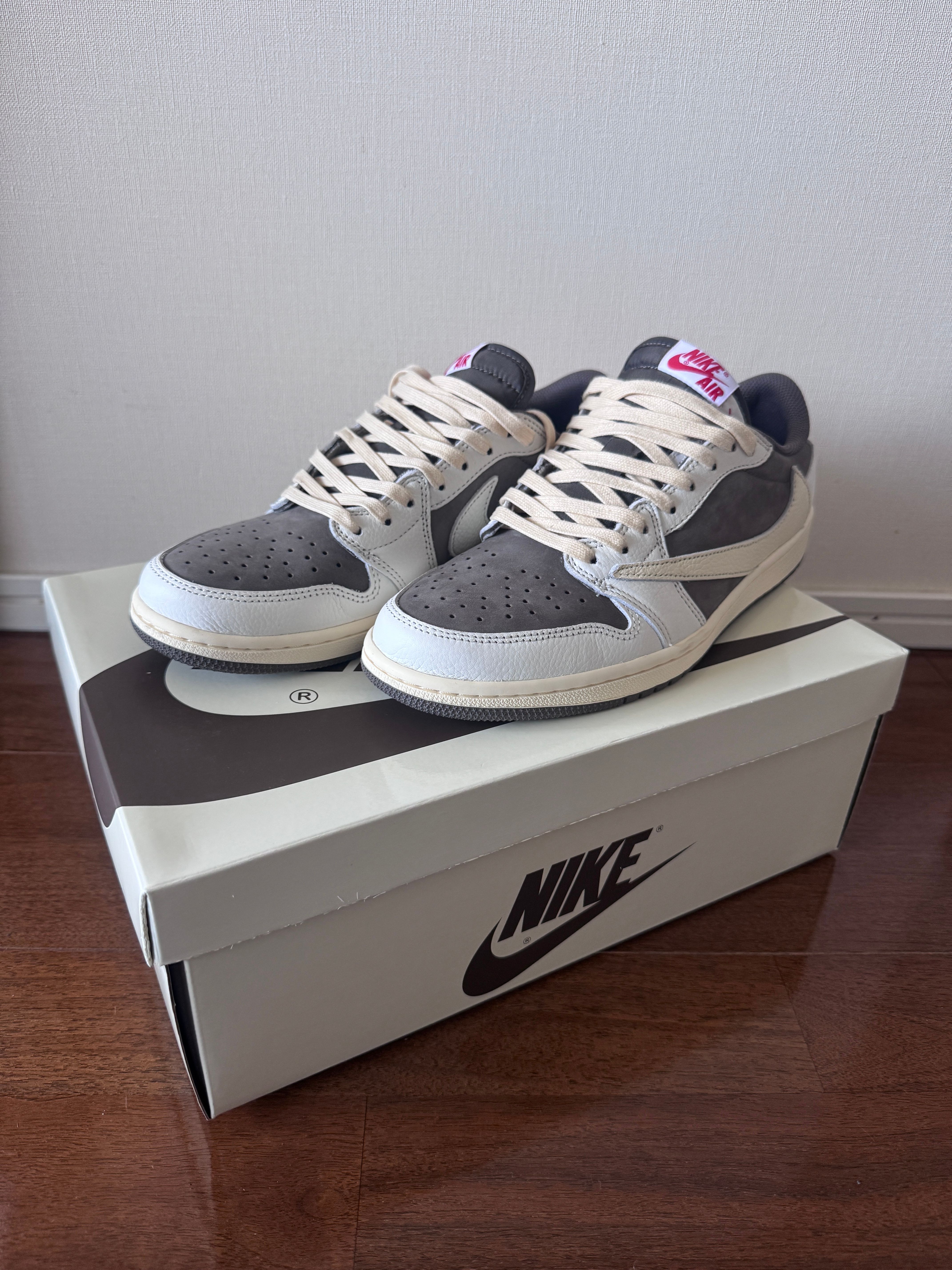 Travis Scott × Nike Air Jordan 1 Low OG SP "Reverse Mocha/Sail and Ridgerock"