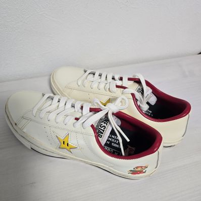 Super Mario Bros × Converse One Star OX "White"
