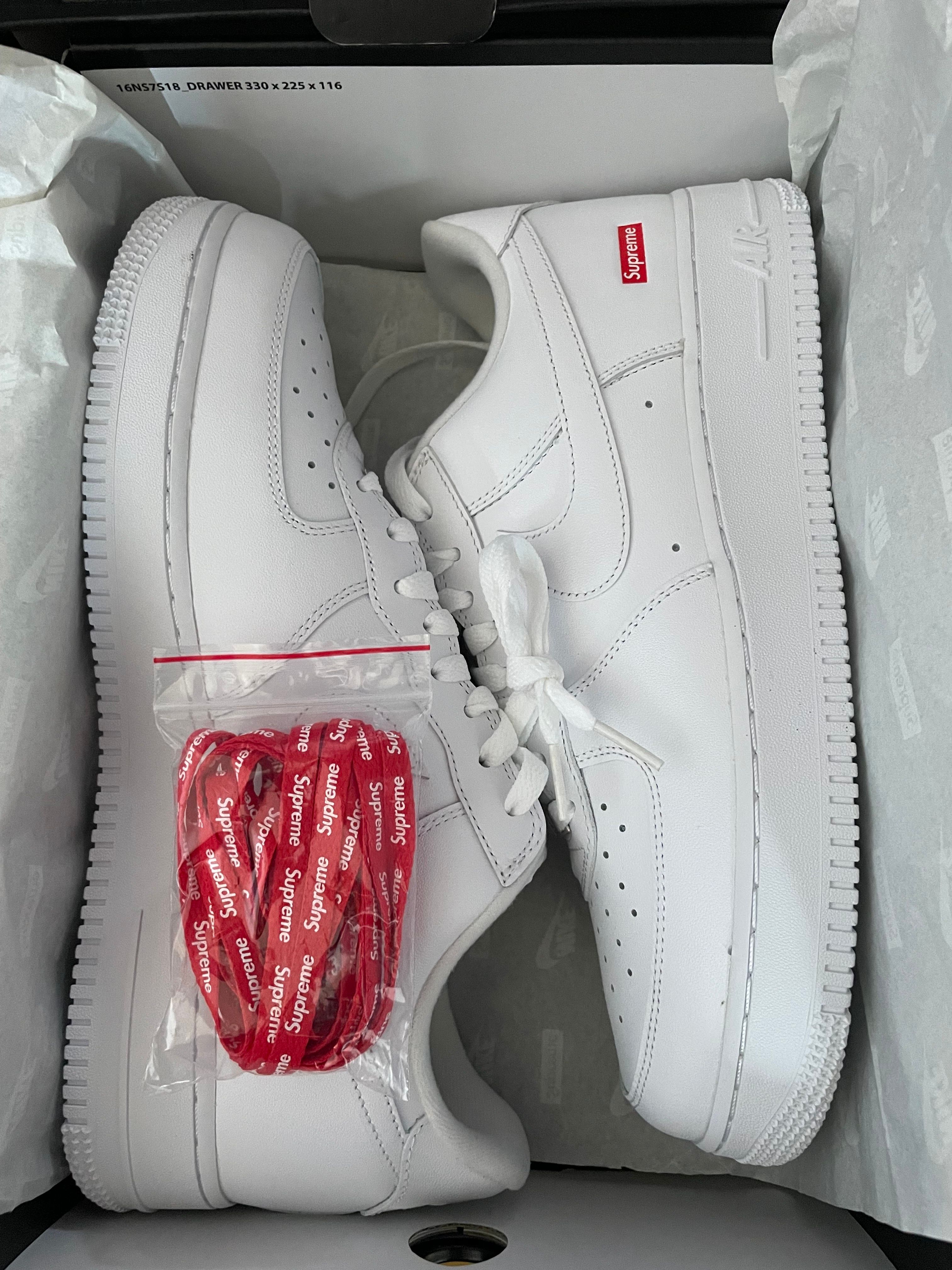 Supreme × Nike Air Force 1 Low "White"
