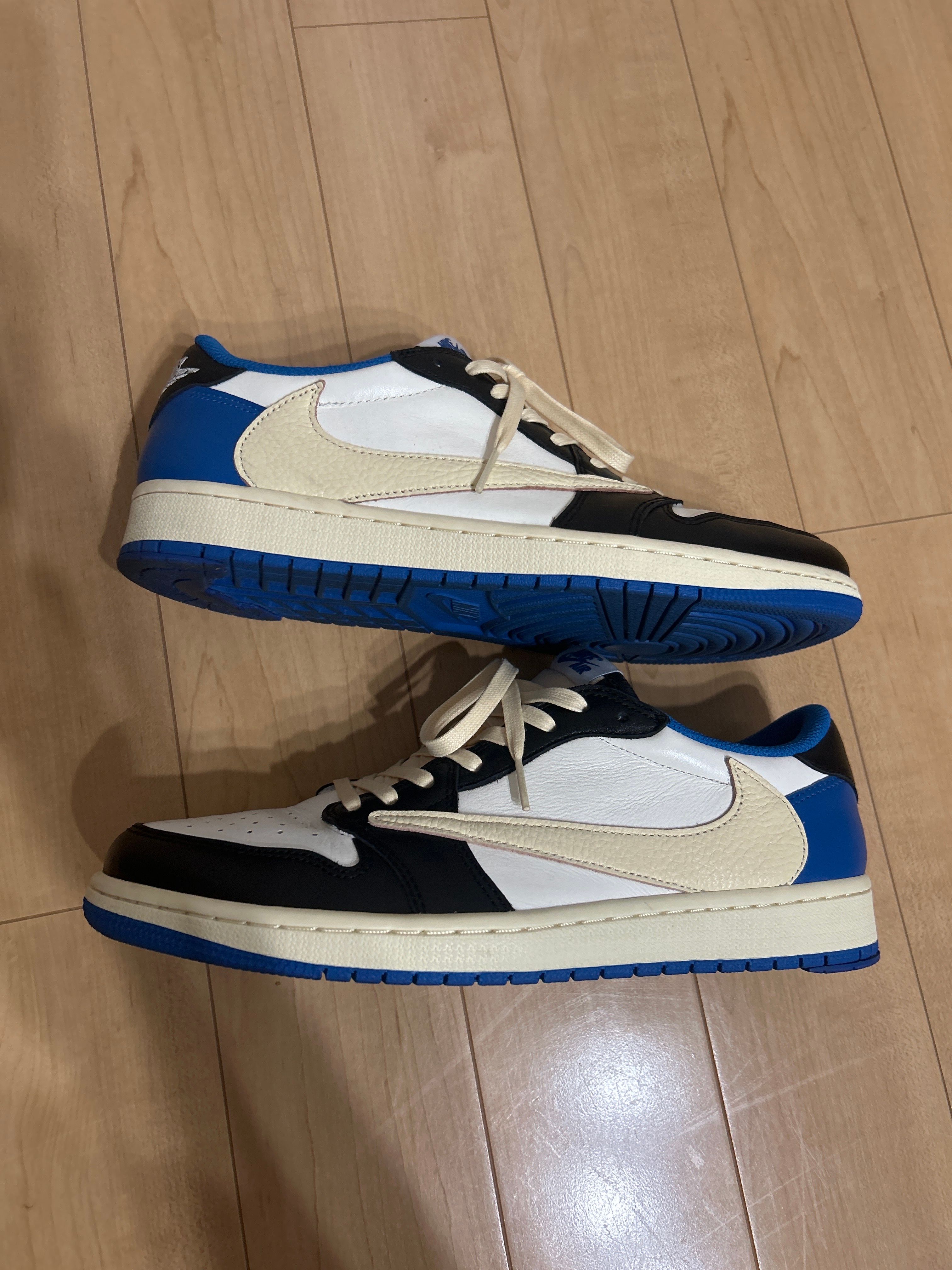 Travis Scott × fragment design × Nike Air Jordan 1 Low OG SP "Military Blue"