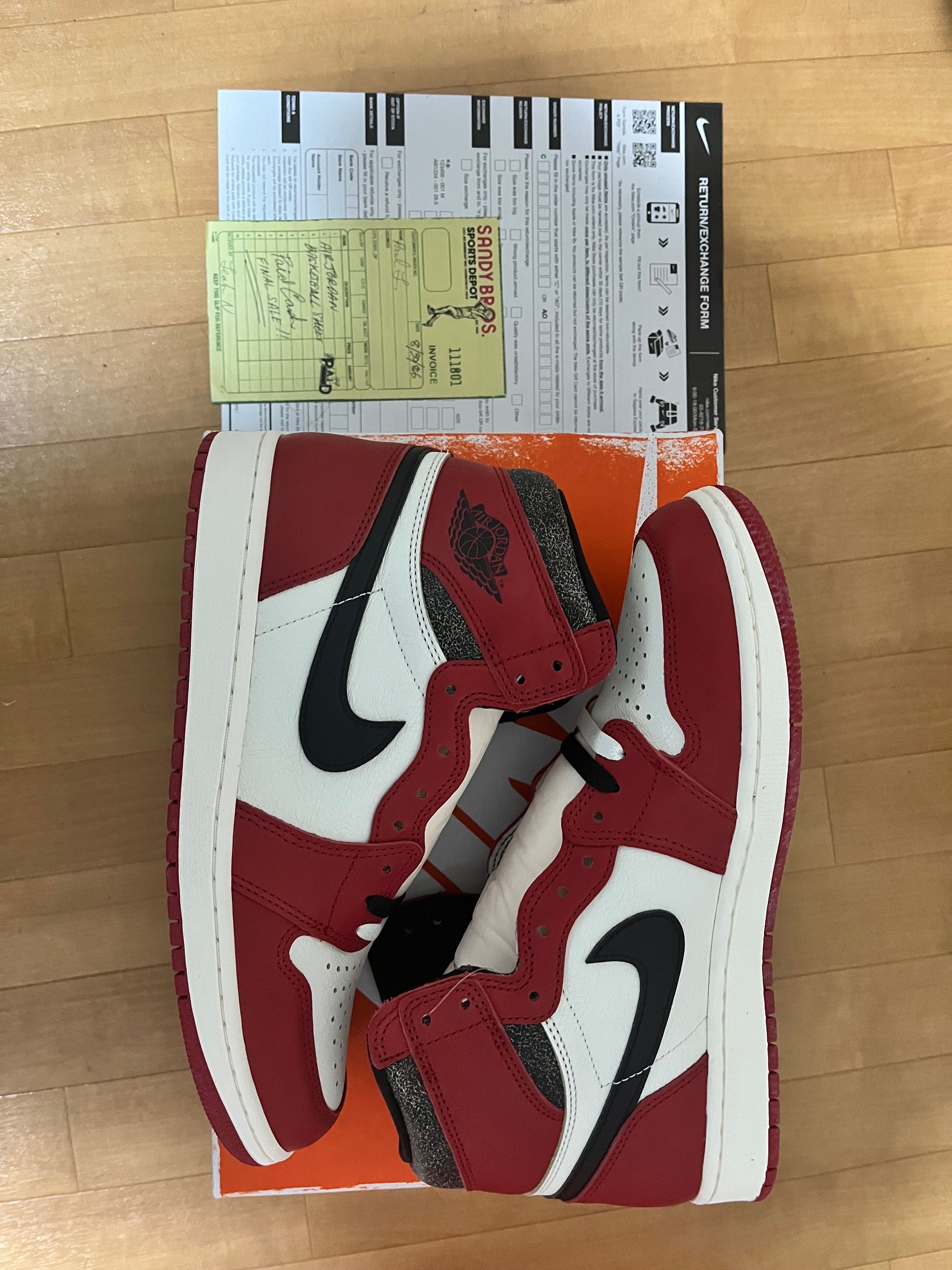 Nike Air Jordan 1 High OG "Lost & Found/Chicago"