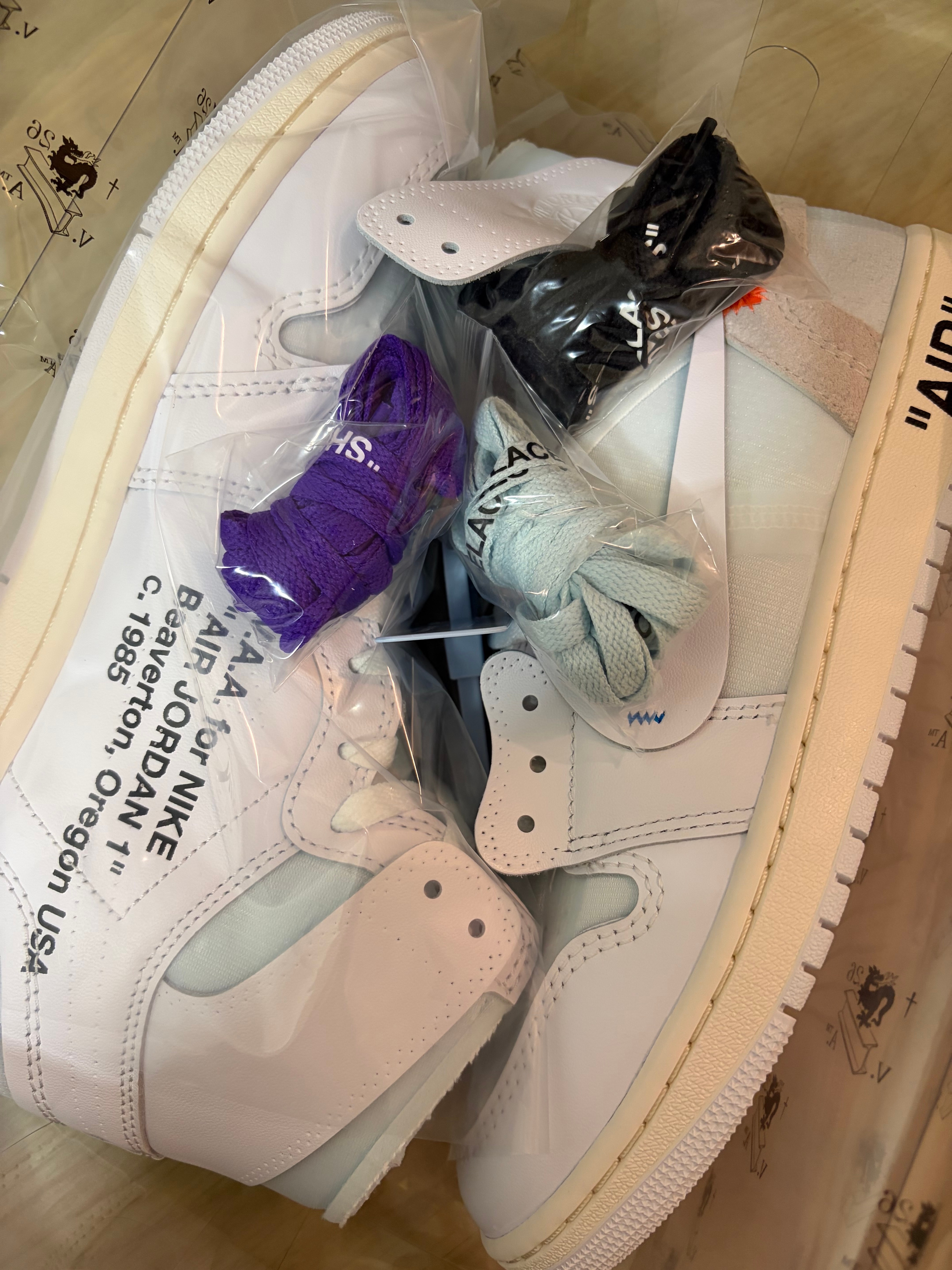 Virgil Abloh Archive (V.A.A.) × Nike Air Jordan 1 Retro High OG "Alaska"
