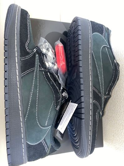 Travis Scott × Nike Air Jordan 1 Low OG SP "Black Phantom"