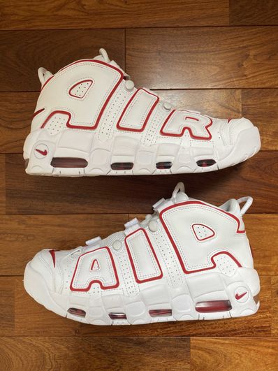 NIKE AIR MORE UPTEMPO "WHITE/VARSITY RED" (2021)