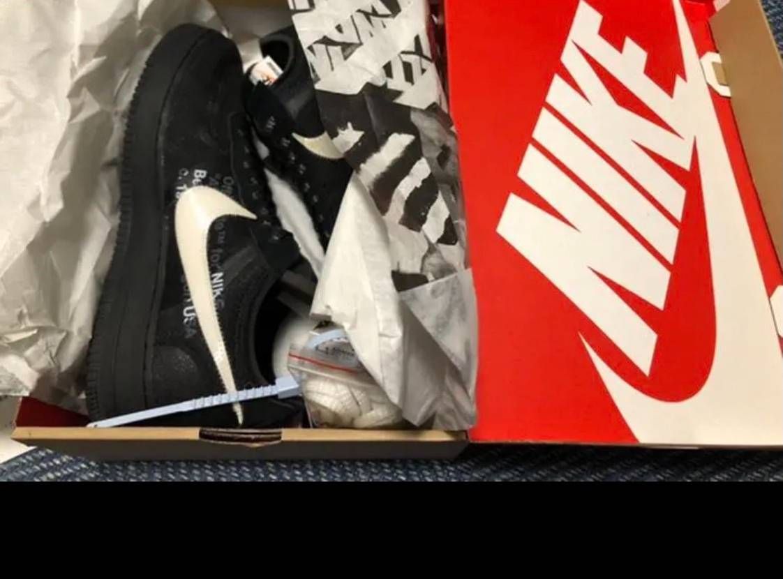 Off-White × Nike Air Force 1 Low "Black"