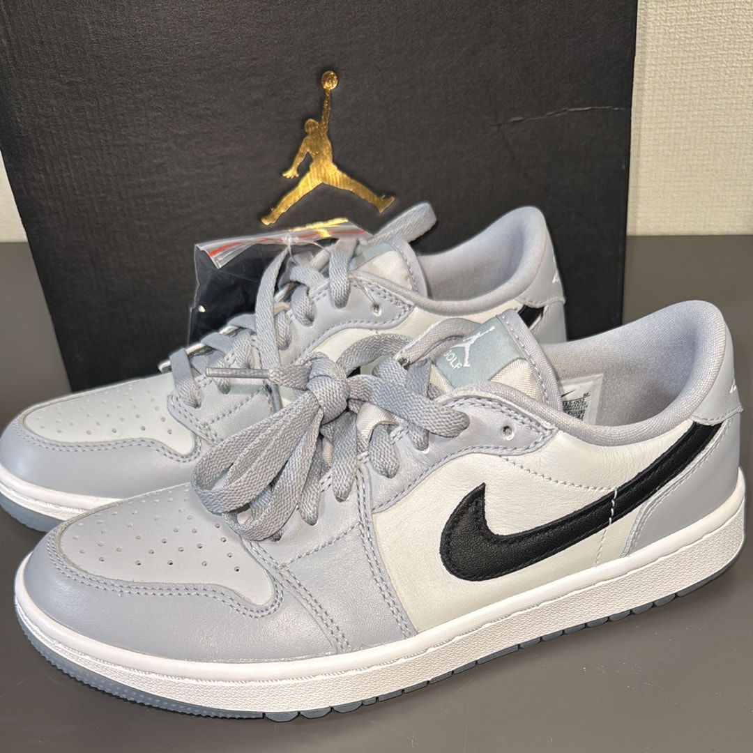 ナイキ エアジョーダン1 ロー ゴルフ ウルフグレー フォトンダスト 29.5㌢ 国内7月11日/8月6日/23日/11月24日発売予定】 ナイキエアジョーダン 1