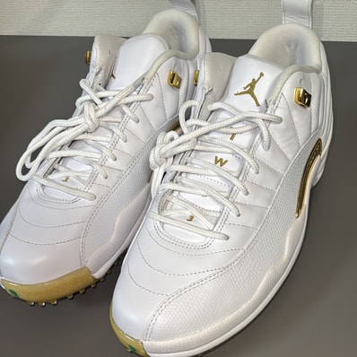 Nike Air Jordan 12 Low Golf "Metallic Gold"