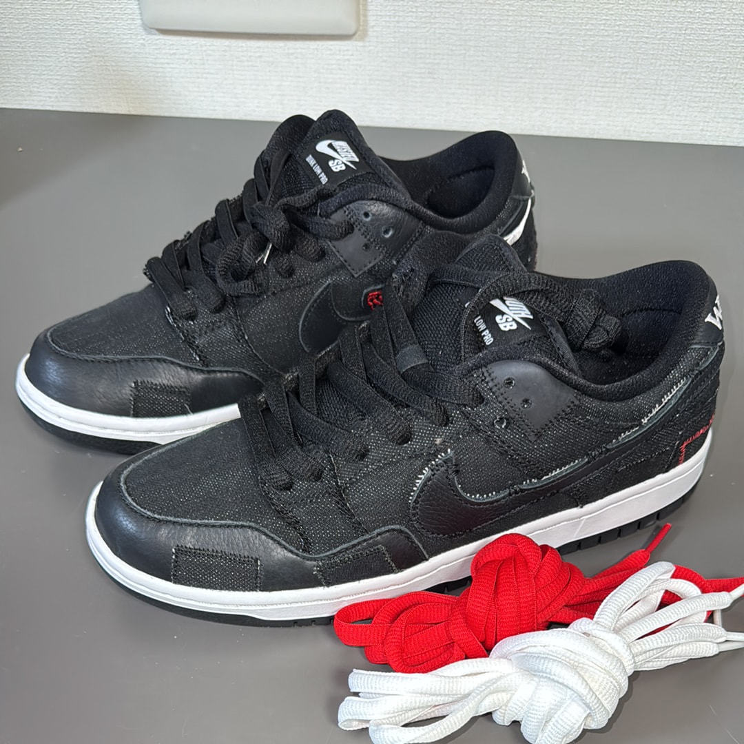 Wasted Youth × Nike SB Dunk Low "Black Denim" / VERDY