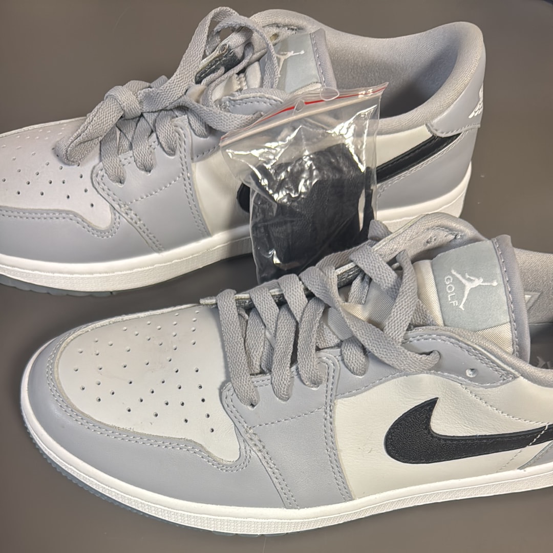 Nike Air Jordan 1 Low Golf "Wolf Grey/Photon Dust/White/Black"