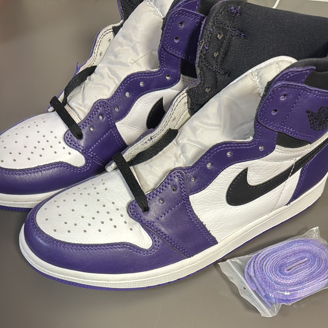 Nike Air Jordan 1 Retro High OG "Court Purple White/Black" (2020)