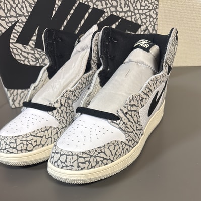 Nike GS Air Jordan 1 High OG "White Cement"