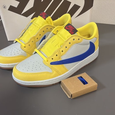 Travis Scott × Nike Women's Air Jordan 1 Retro Low OG "Canary"