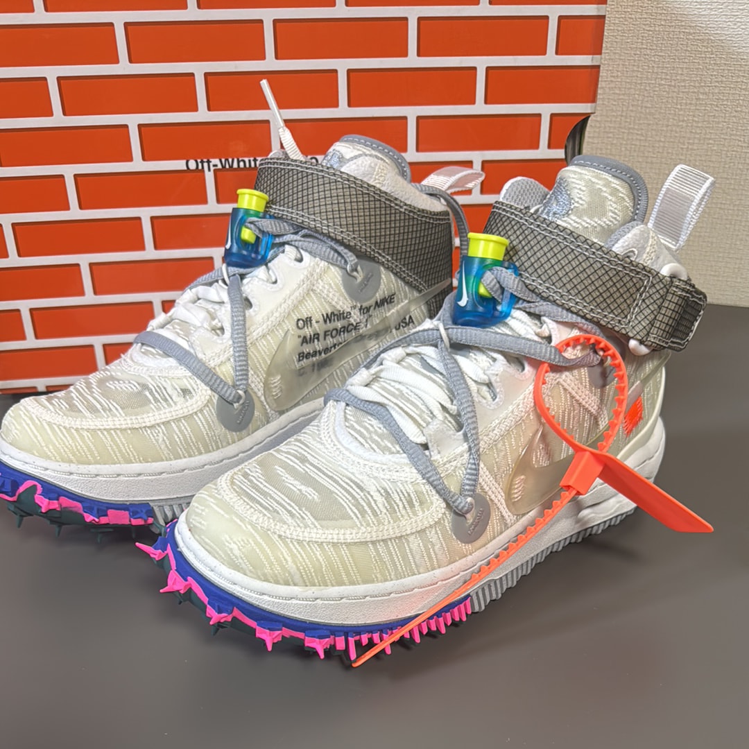 Off-White × Nike Air Force 1 Mid "White"