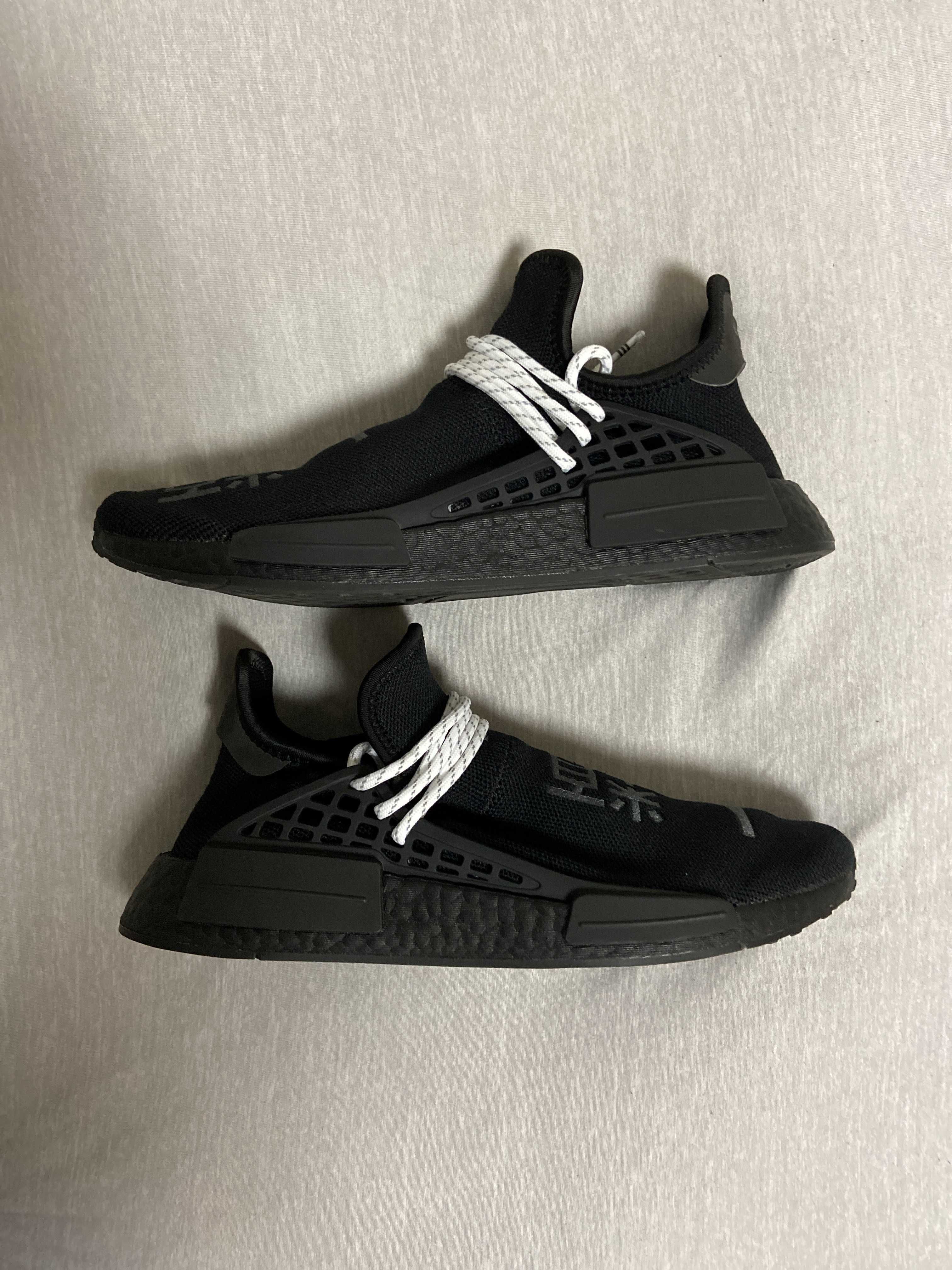 Pharrell Williams × adidas NMD HU "Core Black"