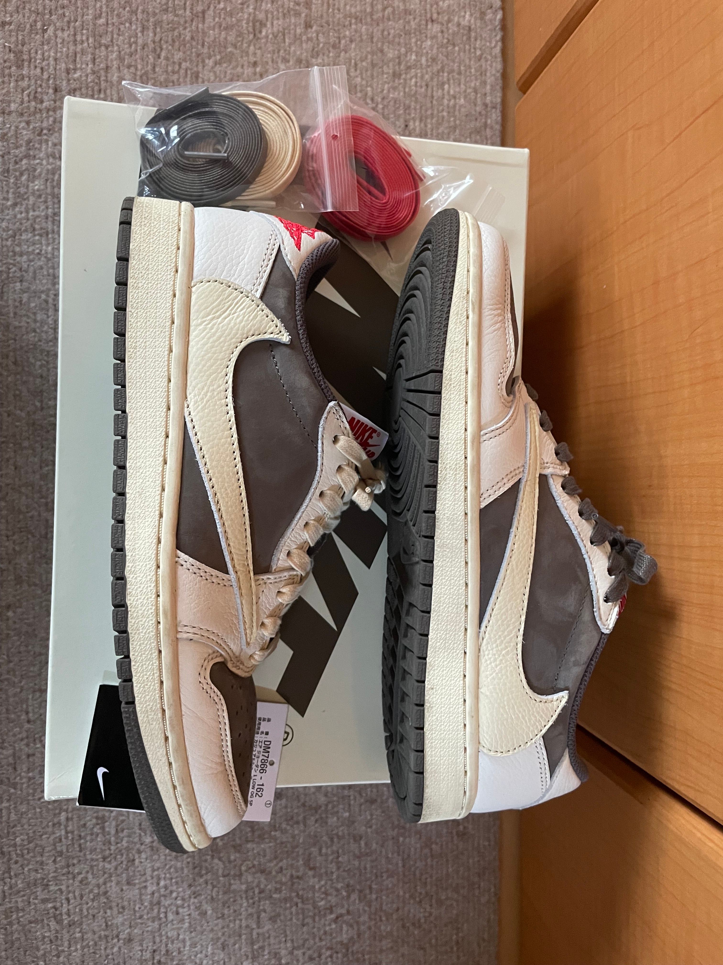 Travis Scott × Nike Air Jordan 1 Low OG SP "Reverse Mocha/Sail and Ridgerock"