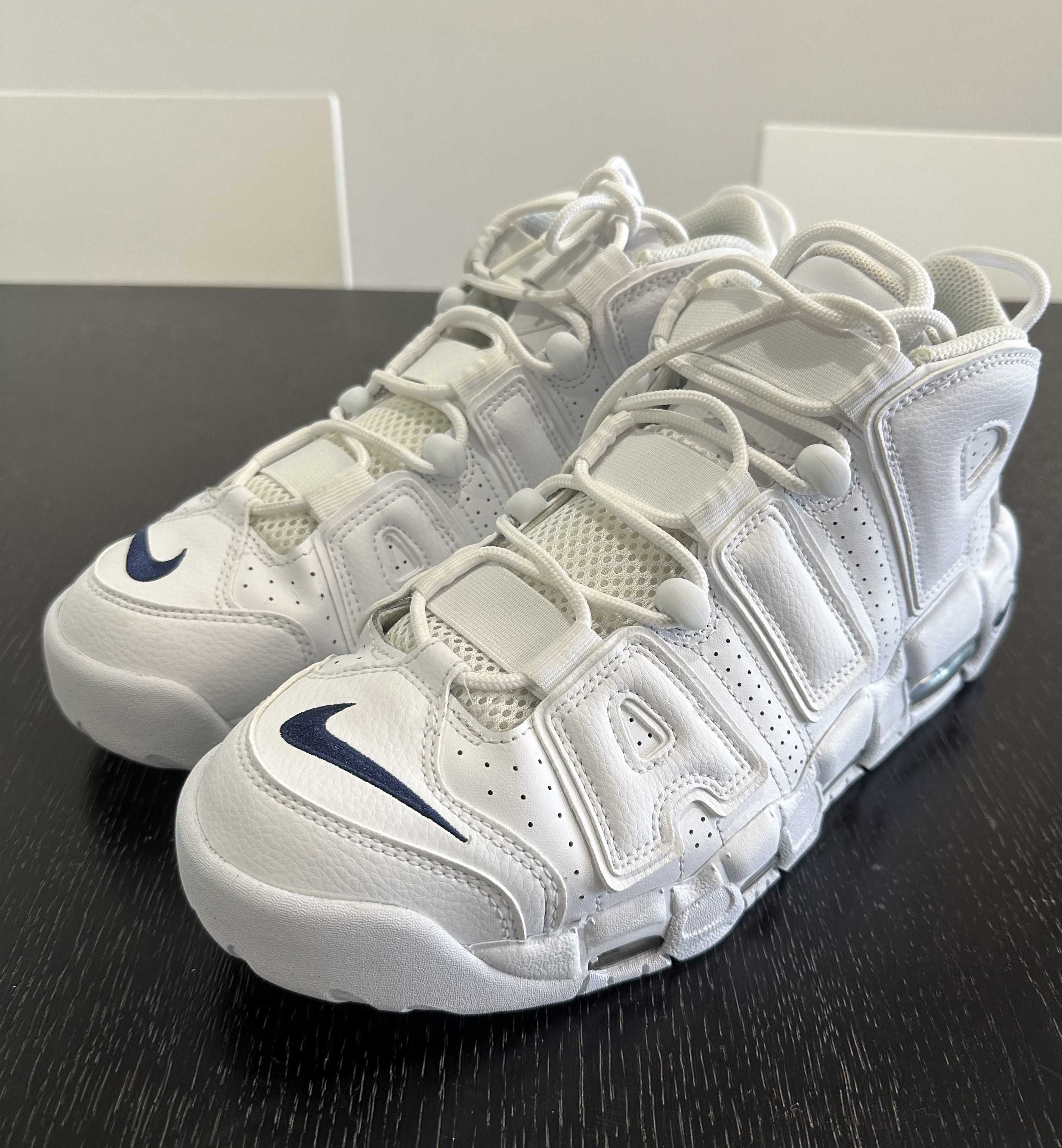 Nike Air More Uptempo "White/Midnight Navy"