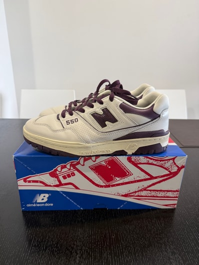 Aime Leon Dore × New Balance 550 "White/Purple"