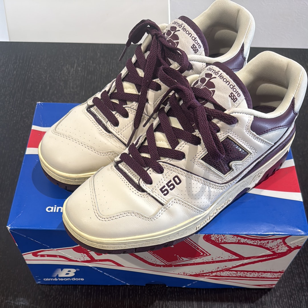 Aime Leon Dore × New Balance 550 "White/Purple"