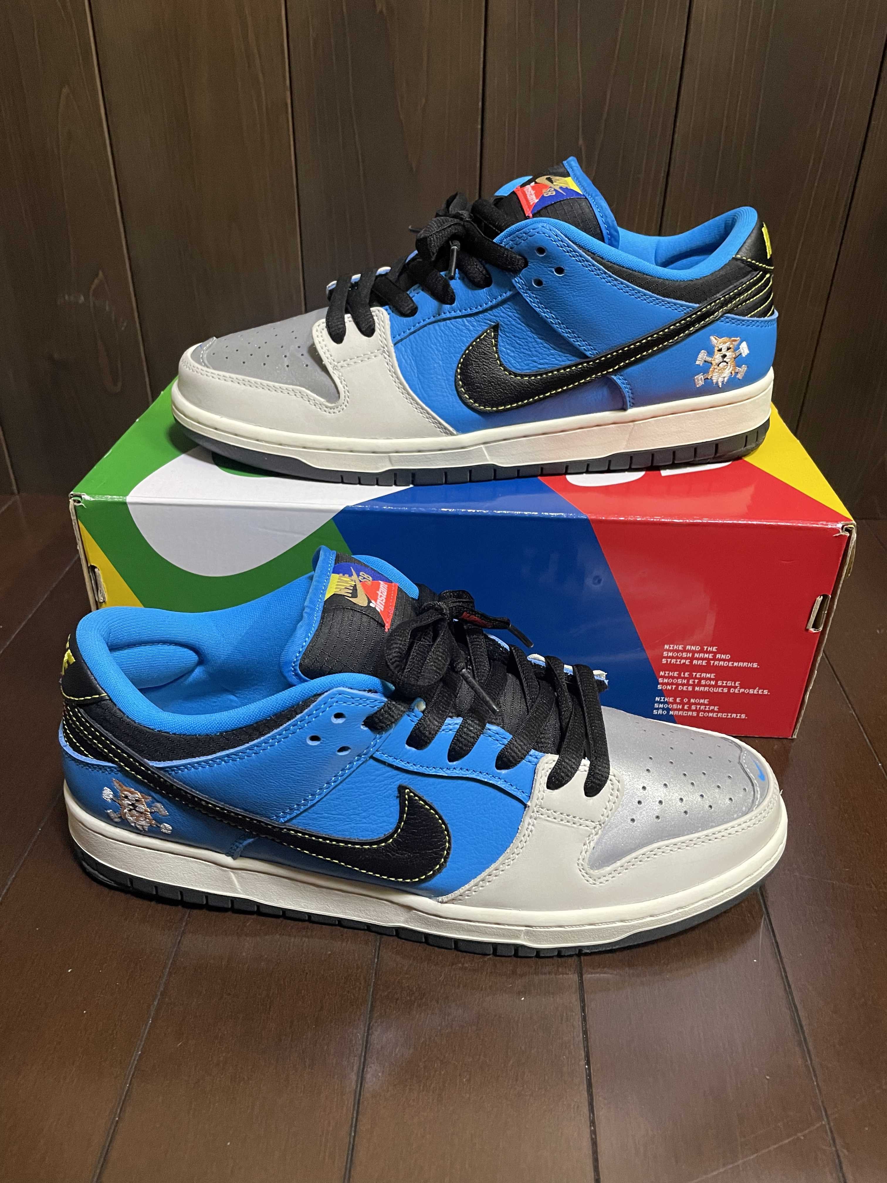 Instant Skateboards × Nike SB Dunk Low "Blue Hero"
