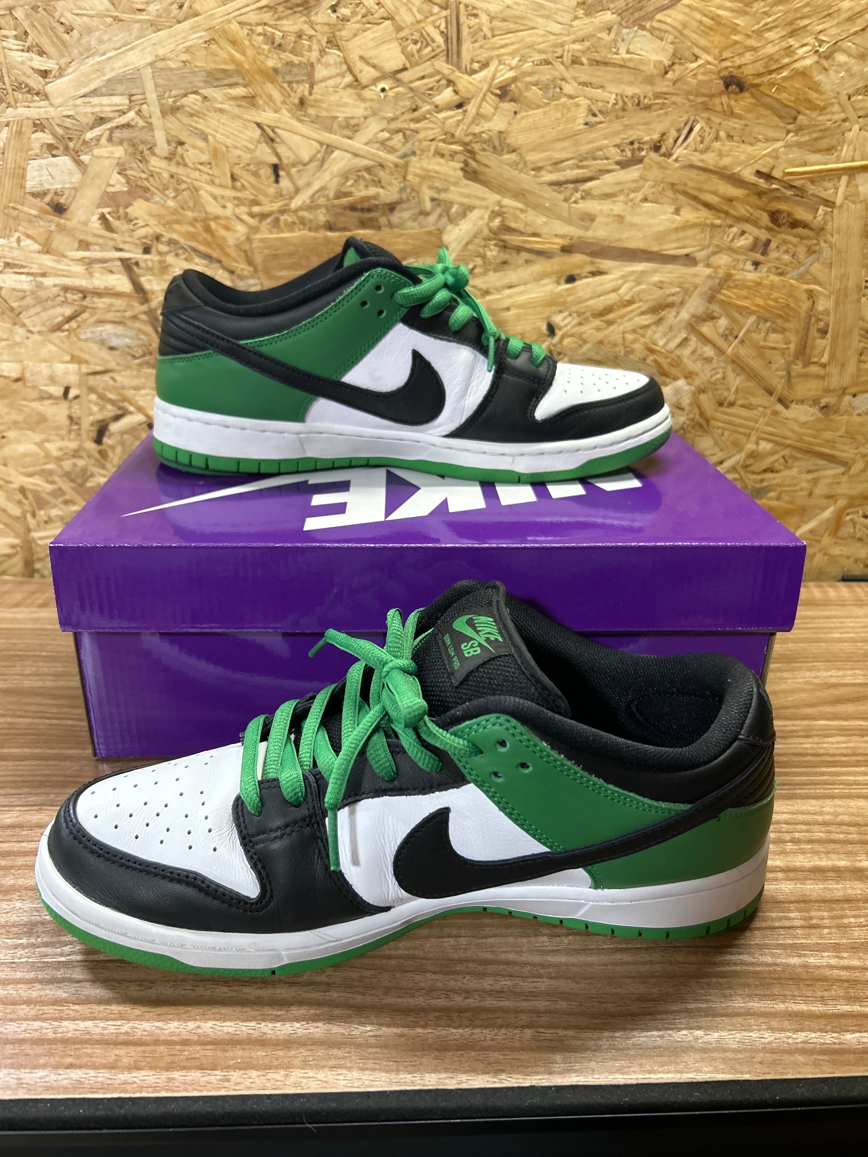 Nike SB Dunk Low Pro "Black and Classic Green"