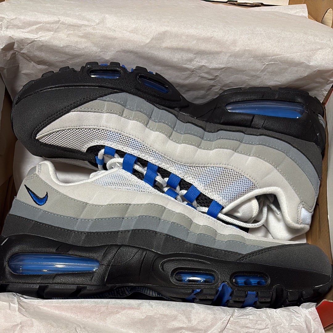 Nike Air Max 95 OG Big Bubble "Cool Grey/Blue Spark"