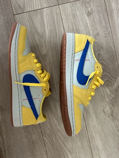 Travis Scott × Nike Women's Air Jordan 1 Retro Low OG "Canary"