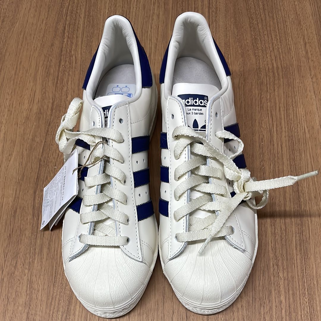 スーパースター 82 クラウドホワイト×ダークブルー×オフホワイト スーパースター 82 SUPERSTAR 82 lpf65 クラウドホワイト×ダーク